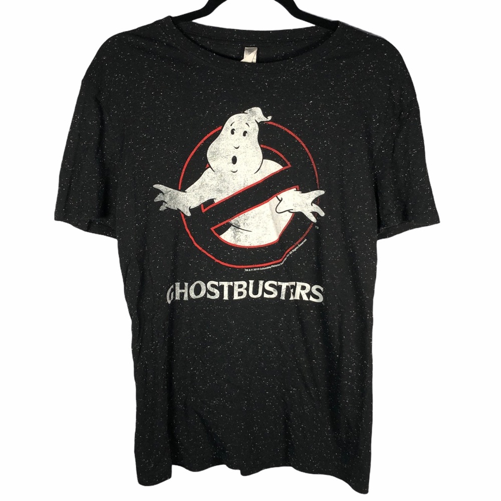Ghostbusters Distressed Wash Black T-Shirt Sz M